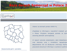 Tablet Screenshot of gminy.pl